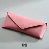 Estuche para Gafas Suministro Directo del Fabricante Estuche Tipo Sobre con Borde Oleoso de PU Estuche para Lentes Ópticas Caja de Almacenamiento para Gafas de Sol Se Puede Imprimir con L