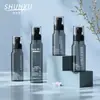 Frasco de Spray para Maquillaje Negro de 100 ml 150 ml 200 ml Plástico PET Frasco de Spray de Niebla Fina Frasco de Spray Desinfectante