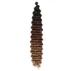 Aubes Cabello Sintético Paquete de Crochet para Cabello Onda Profunda Cabello a Granel 30 Pulgadas 120g Paquete de Cabello para Mujeres