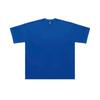 Fio duplo de cor sólida pesada 400g camiseta de manga curta homens e mulheres Verão algodão solto clássico all-match Camisa de fundo branco
