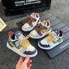 Zapatillas Deportivas para Niños 2026 Otoño Nuevo Estilo Tenis Casuales para Niños de Caña Alta Antideslizantes Zapatillas de Baloncesto para Niñas Zapatos de Suela Blanda