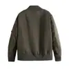 Jaqueta militar estilo japonês para primavera e outono, masculina e feminina, jaqueta casual da força aérea, casaco resistente à água 12993