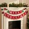 Fornecimento transfronteiriço exclusivo: Guirlanda de feltro de Natal, Árvore de Natal, Meias, Flocos de Neve, Contas de Madeira, Bandeiras, Decorações de Lareira, Envio OEM