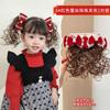 Horquilla para el pelo con lazo rojo para niña, accesorio para el pelo de Año Nuevo, estilo chino, de felpa, para el día de Año Nuevo