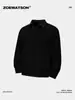 Camisa Polo Casual Versátil com Blocos de Cor Masculina Zoewatson Outono 2026 Nova Moletom Versátil de Manga Longa Feito Sob Medida