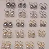 Lujo Ligero Plata Pura S999 Pendientes Colgantes de Perla con Forma de Zapato de Tacón Accesorios de Oreja de Perla Blancos Cálidos Estilo Celebridad Otoño e Invierno