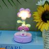 Luz Nocturna de Flor en Stock Lista para Enviar Día del Niño Lámpara de Mesa para Dormir Creativa de Silicona Atmósfera de Dormitorio Adorno de Regalo para Vacaciones Venta al por Mayor