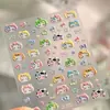 Tiesu Nuevo Dibujo Animado Estilo Japonés Kitty Pegatinas para Uñas M1283 Sombrero Gatito Lindo 3D en Relieve Pegatinas para Uñas