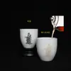 Taza Maestra Cambia de Color Sensible a la Temperatura Porcelana Azul y Blanca Antigua Taza de Té Taza de Té Grande Cerámica Cambia de Color Taza de Agua Cambia de Color al Exponerse al Agua