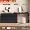 Tocador Negro Dormitorio Moderno Simple Cajonera Integrada Apartamento Pequeño Gabinete de Tocador Lujo Ligero Mesa de Maquillaje Retráctil Madera