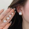 Pendientes de Perla Rosa Shijia de Lujo Ligero para Mujer, Moda Versátil 2024 Nuevo Estilo Caliente Elegante de Gama Alta