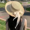 Ve a un lugar ventoso El mismo sombrero de Liu Yifei Sombrero de paja de Xu Hongdou Sombrero para el sol Sombrero de pescador para mujer Sombrero para el sol