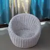 Cadeira de lazer preguiçosa de Rattan para hotéis e pousadas, assento individual de vime natural trançado à mão para espaços pequenos