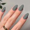 Ventas Directas de Fábrica Color Puro Tacto Mate Manicura al por Mayor Piezas de Manicura Uñas Terminadas Portables Uñas Cortas Uñas