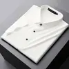 LiquidaciónCamisa Polo de Manga Corta de Seda de Hielo para Hombre, Nuevo Estilo de Verano, Camiseta Transpirable Sin Costuras al Tacto Frío, Top de Cuello Campana Casual de Negocios