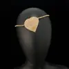 Cadena de Gafas con Strass de Amor de Moda Estilo Exótico Full Diamond Personalidad Joyería Facial Exagerada