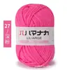 Fio de Algodão Leite de 4 Fios Fio para Boneca Lã Bebê Coreana Fio para Crochê de Bebê Fio para Tricô à Mão Atacado
