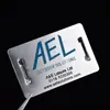 Letreros Metálicos de Acero Inoxidable 304 Cepillado de Alto Brillo, Placas de Aluminio Estampadas Serigrafiadas con Láser, Placas de Identificación de Aleación de Zinc, Logos Personalizados