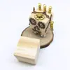 Kit de Material Bloques de Madera Creativos Engranajes Punk Hecho a Mano Robot de Aleación de Vapor DIY Adornos Hechos a Mano Accesorios