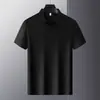 Camisa polo de alta tecnología, sin costuras, fresca al tacto y resistente a las arrugas para hombre, de secado rápido, adecuada para ambientes con aire acondicionado y personalizable para uniformes de equipo tanto para hombres como para mujeres