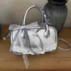 Bolso cruzado casual dulce estilo ballet, elegante y sofisticado, versátil para el trabajo, bolso de hombro único o cruzado para mujer