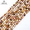 Grão de Madeira Natural de Café Corte Pedra Superfície Grande Contas Facetadas 8mm Triângulo 10.000 Cortes DIY Pulseira Colar Joias Venda no Local Atacado