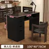 Banco de trabajo de manicura especializado retro engrosado de doble capa para salones de uñas, mesa de manicura multifuncional de almacenamiento para una o dos personas