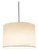 Abajur de mesa 4CM rosca grande acessório cilíndrico amarelo branco tecido de linho capa externa Lâmpada de piso Luminária pendente
