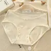 Categoría a Bebé Encaje de Algodón Borde Puro Estilo Lustre Ropa Interior Simple de Algodón Puro para Niñas Algodón para Mujer 10A Antibacteriano Entrepierna Extendida