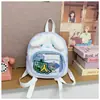 2025 Nuevo Estilo Japonés Bolsa para Dolor Dibujos Animados Lindos Kuromi Mochila Transparente Gato de Dibujos Animados Personalizado Mochila Escolar para Estudiantes