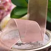 Cinta de Hilo de Nieve Cinta para Lazos de Ropa Accesorios para el Cabello Material para Manualidades Malla de Flores Cinta de Hilo de Nieve Cinta de Hilo de Nieve Transparente