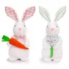 Nuevo conejo de Pascua transfronterizo muñeco de pie muñeco lindo decoración de fiesta navideña decoraciones para el hogar