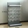 Estanterías para snacks estanterías de exhibición para supermercados tiendas de conveniencia cubos colgantes para frutas secas a granel vitrinas estanterías para alimentos de ocio a granel