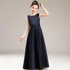 Vestido infantil Aliexpress de alta qualidade, modelo novo, para crianças maiores, ideal para apresentações de piano e violino em competições. Vestido de princesa.