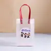 Sacola de Presente Transparente Temporada de Formatura do Jardim de Infância Sacola Tote de Lembrança de Aniversário Sacola para Embalagem de Lanches de Presente para Crianças