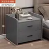 Mesa de cabeceira de luxo leve, prateleira pequena de armazenamento moderna simples para cabeceira de quarto, armário de armazenamento para moradia alugada
