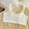 Periodo de Desarrollo Sin Costuras Otoño/Invierno Algodón Estampado Floral Chaleco Pequeño Estilo Delgado para Estudiantes de Secundaria Estudiantes de Preparatoria Niñas Niños Sujetador