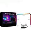 Venta Directa de Fábrica Tira de Luz LED RGB para Pantalla de Computadora, Tira de Luz Ambiental Sincronizada para Pantalla de Computadora de Escritorio de Tamaño Pulgada con Efectos de Luz y Sombra