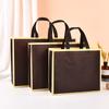 Bolsas de regalo portátiles no tejidas al por mayor, bolsas publicitarias no tejidas recubiertas, bolsas de compras de supermercado no tejidas, bolsas de ropa no tejidas, entrega inmediata