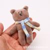 Broche de Pelúcia Desenho Animado, Boneca Urso Fofa, Boneca Coelho Tigre Desenho Animado, Acessórios para Bolsa, Acessórios para Árvore de Natal DIY