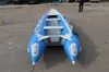 Envío Gratis del Fabricante: Bote de Goma Inflable con Marco Acanalado y Superficie Antideslizante, Adecuado para 2-4 Personas, Canoa de 3.7m