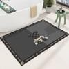 Alfombra de suelo de lodo de diatomeas para baño estilo caricatura 3D con patrón de oso violento, alfombra de bienvenida para puerta de entrada, antideslizante, secado rápido, absorbente