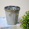 Entrega Directa de Fábrica de Cubos Metálicos Vintage para Flores, Macetas, Cubos Metálicos para Floristerías, Contenedores para Flores, Flores Secas, Flores Frescas, Cubos para Arreglos Florales
