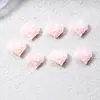 Perla de Imitación Color Macarrón Corazón Rosa Joyería para Uñas Accesorios para Uñas Portátiles Funda para Teléfono Celular Accesorios Pequeños DIY