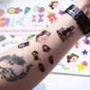 Nuevos Varios Personajes de Dibujos Animados Impermeables Pegatinas de Tatuaje Personalizadas Creativas Impermeables Semi-Desechables Pegatinas de Tatuaje