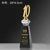 Personalización de Trofeos de Cristal y Medallas para Bádminton, Baloncesto, Fútbol, Competiciones Deportivas, Reuniones Anuales, Grabado Creativo Conmemorativo