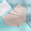 Explotaciones transfronterizas una pieza sin costuras talla grande seda de hielo ropa interior para mujer color liso cintura cómoda transpirables calzones 810