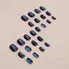 Uña artística de flash rápido Aurora otoño rojo purpúreo a juego uña artística de purpurina azul galaxia usar pieza de esmalte de uñas puede ser al por mayor