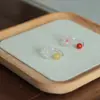 Anillo de Mariposa Esmaltada Zibo para Mujer Joyería de Vidrio Hecha a Mano Flor Eterna de Cristal Diseño de Nicho Regalo de Cumpleaños Mejor Amiga