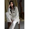 Pijama para Mujer Otoño 2025 Nuevo Algodón Puro Manga Larga Primavera y Otoño Ropa Casual Usable Primavera y Otoño Delgado Conjunto de Ropa para el Hogar